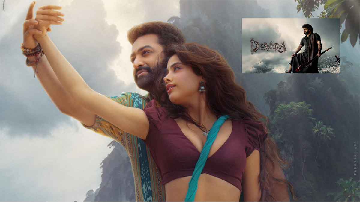 Devara-Part-1-Poster janhvi kapoor and jr NTR